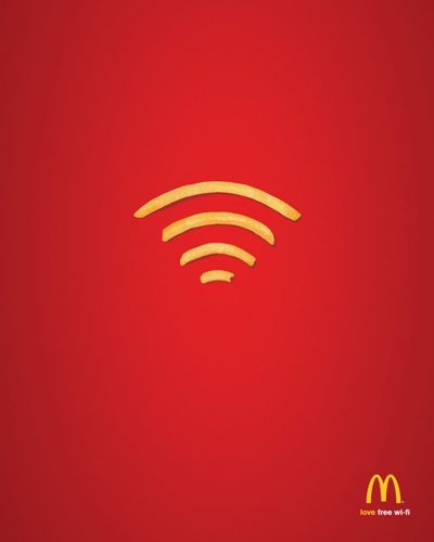 poster quảng cáo của mcdonald